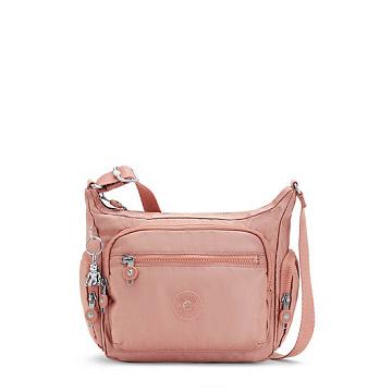 Kipling Gabbie Small Metallic Crossbody Veske Rosa | NO 2073TC